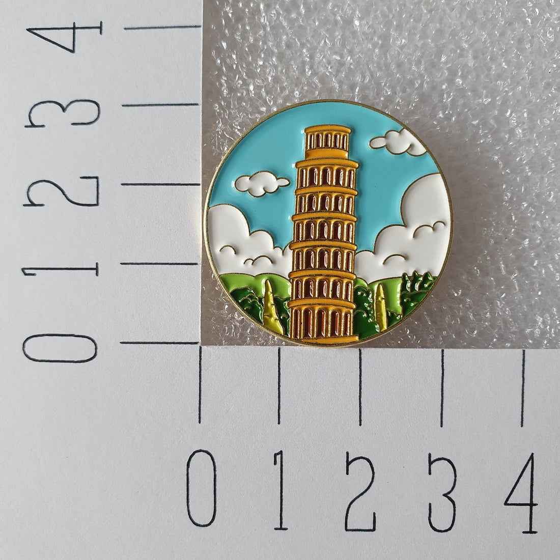 Enamel pin - Gebouw - De toren van Pisa Italië