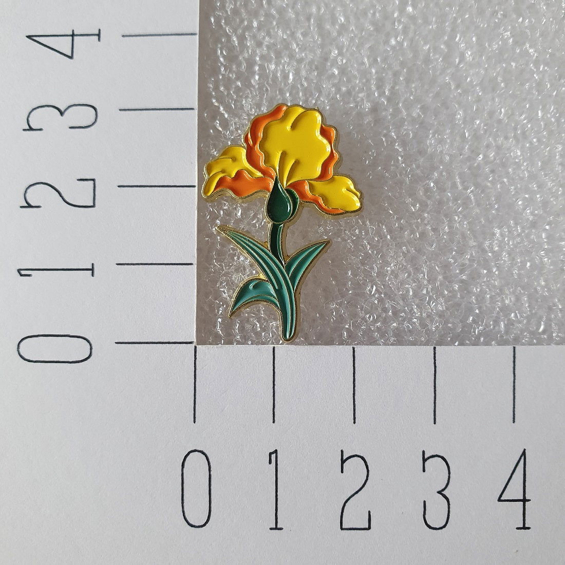 Enamel pin - Gele bloem - Hobby en meer