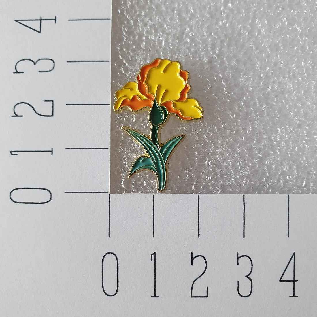 Enamel pin - Gele bloem