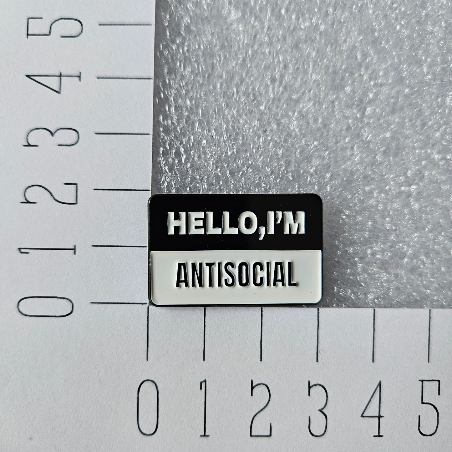 Enamel pin - Hallo I'm antisocial - Hobby en meer