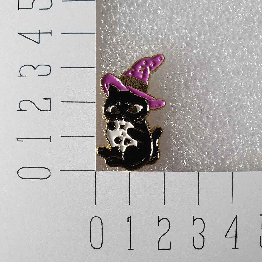 Enamel pin - Kat met hoed