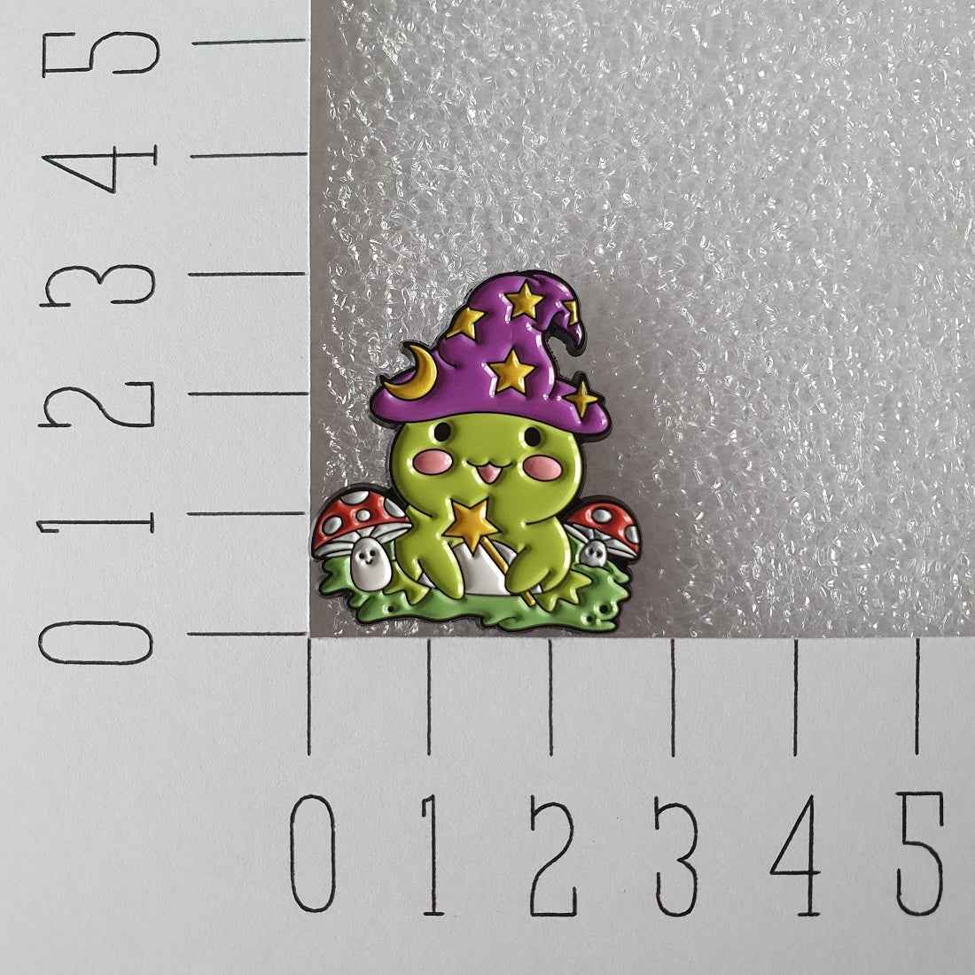 Enamel pin - Kikker met paddenstoelen