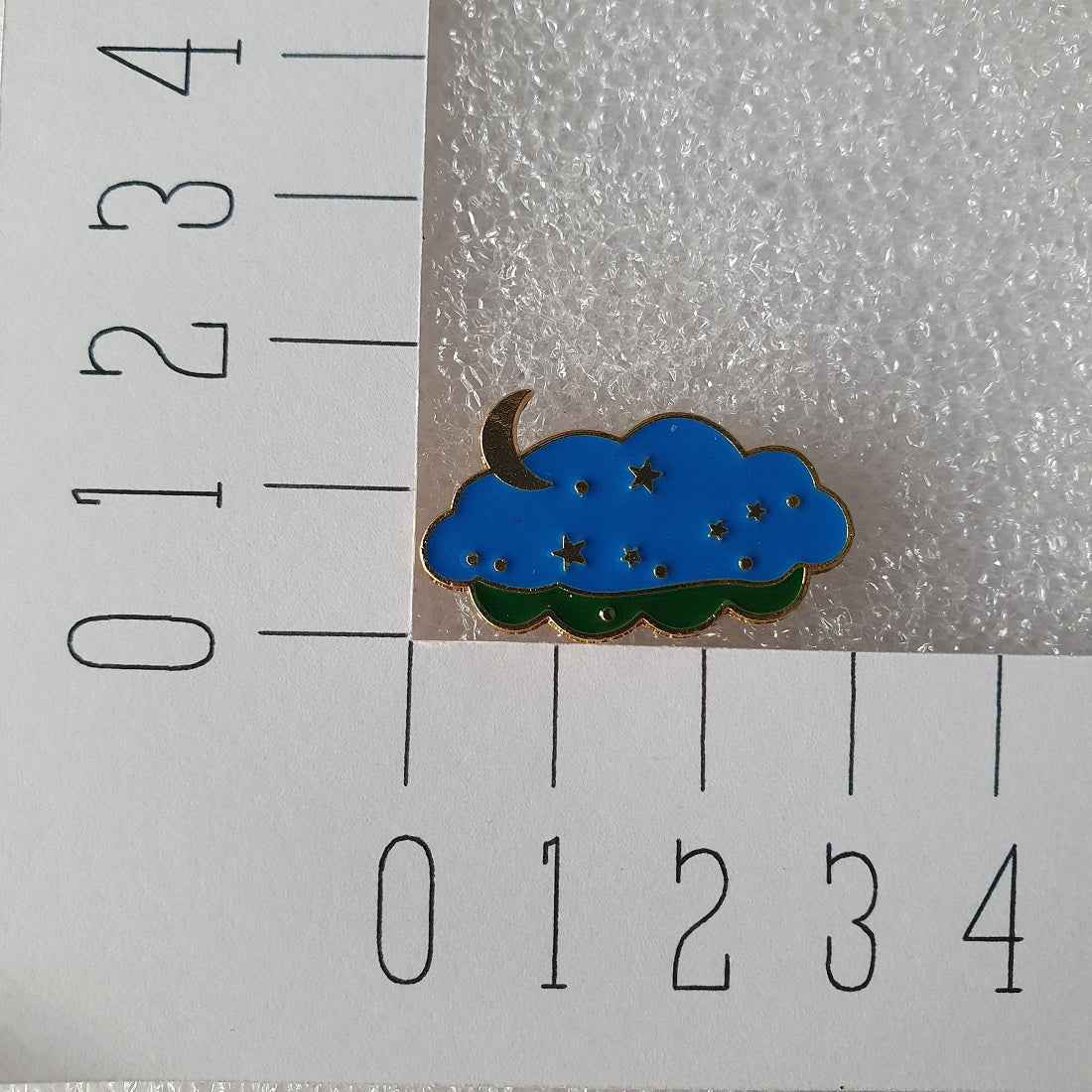 Enamel pin - Landschap in de nacht