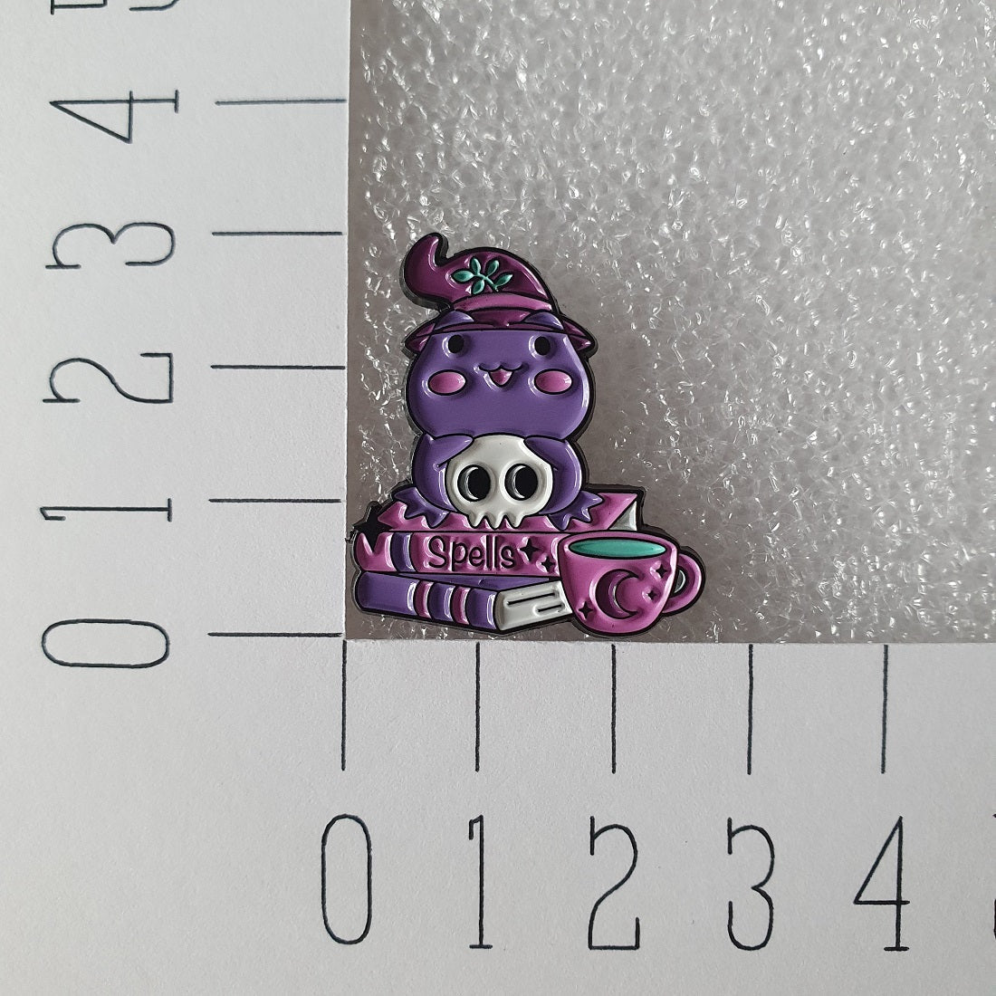 Enamel pin - Paarse kikker - Hobby en meer