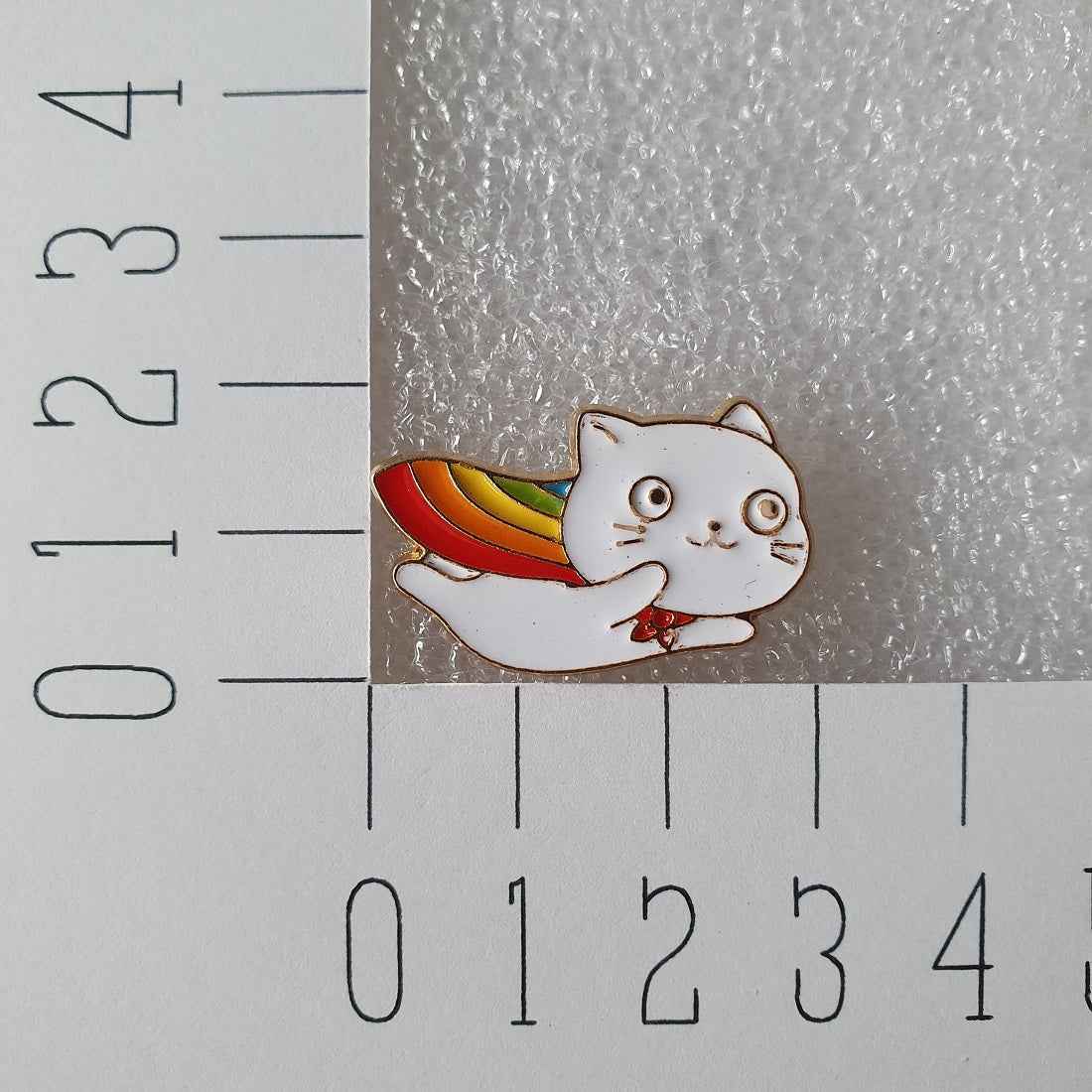 Enamel pin - Regenboog kat