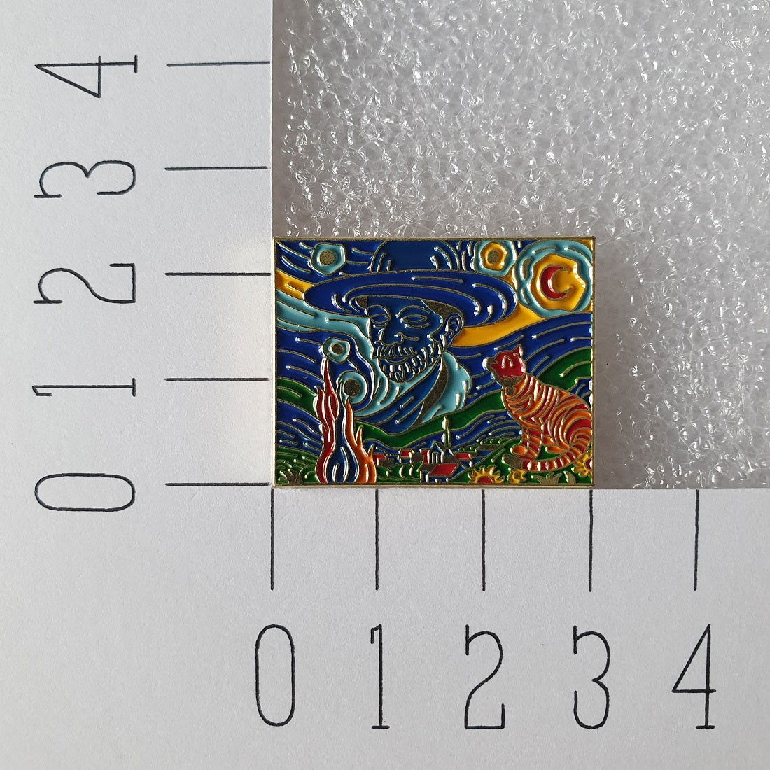 Enamel pin - Schilderij - Zelf portret - Hobby en meer