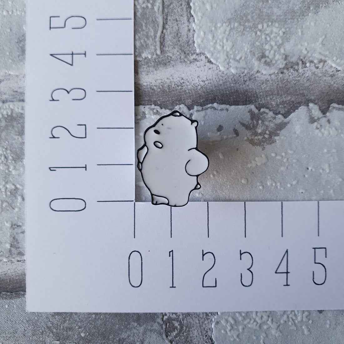 Enamel pin - Witte beertje