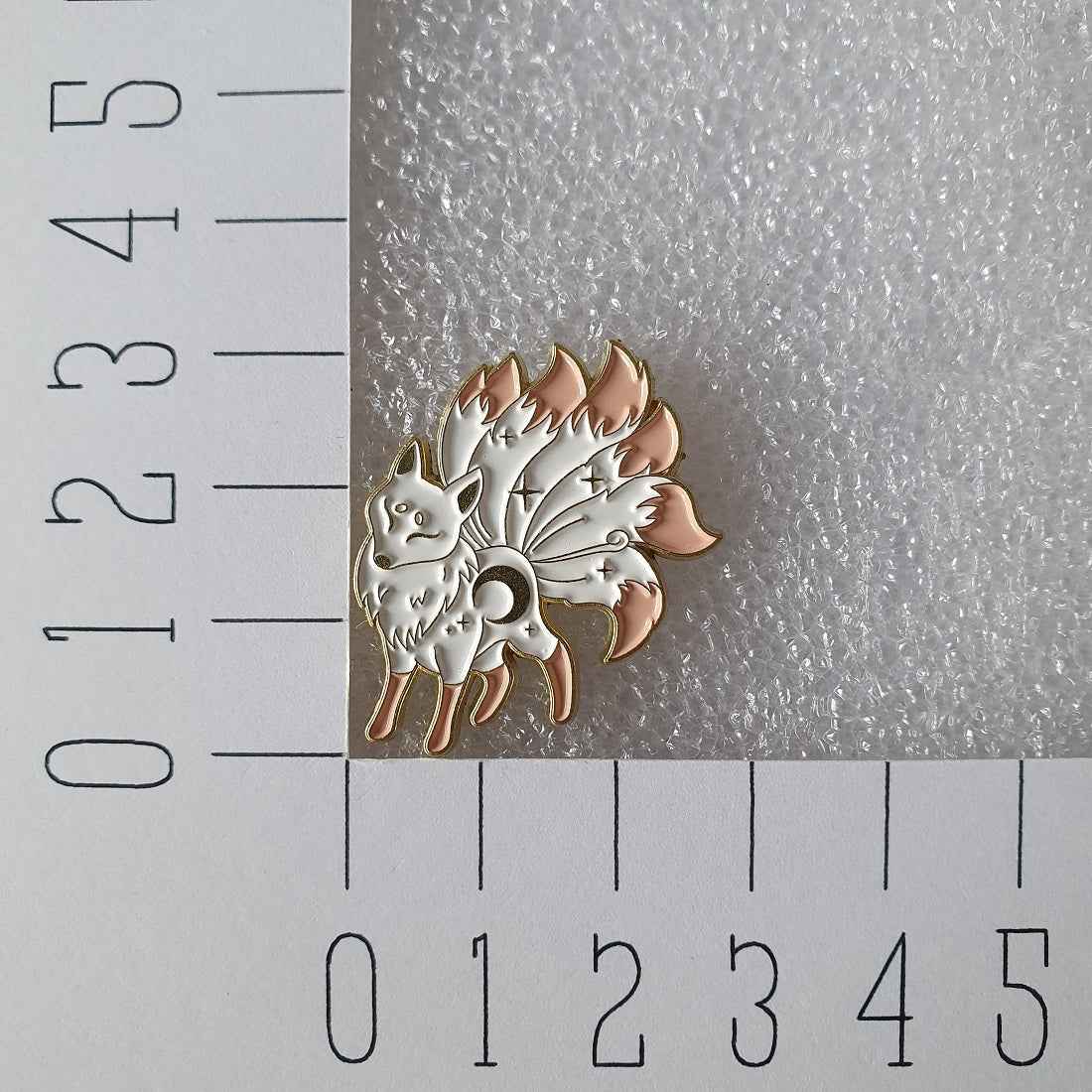 Enamel pin - Witte vos