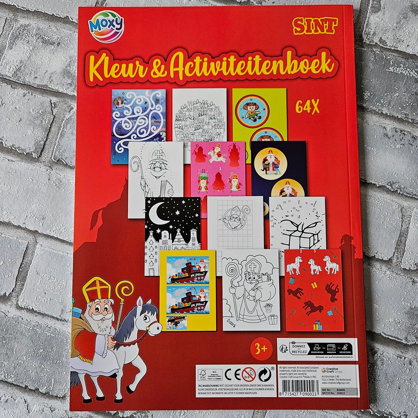 Kleur en activiteiten boek - Sinterklaas