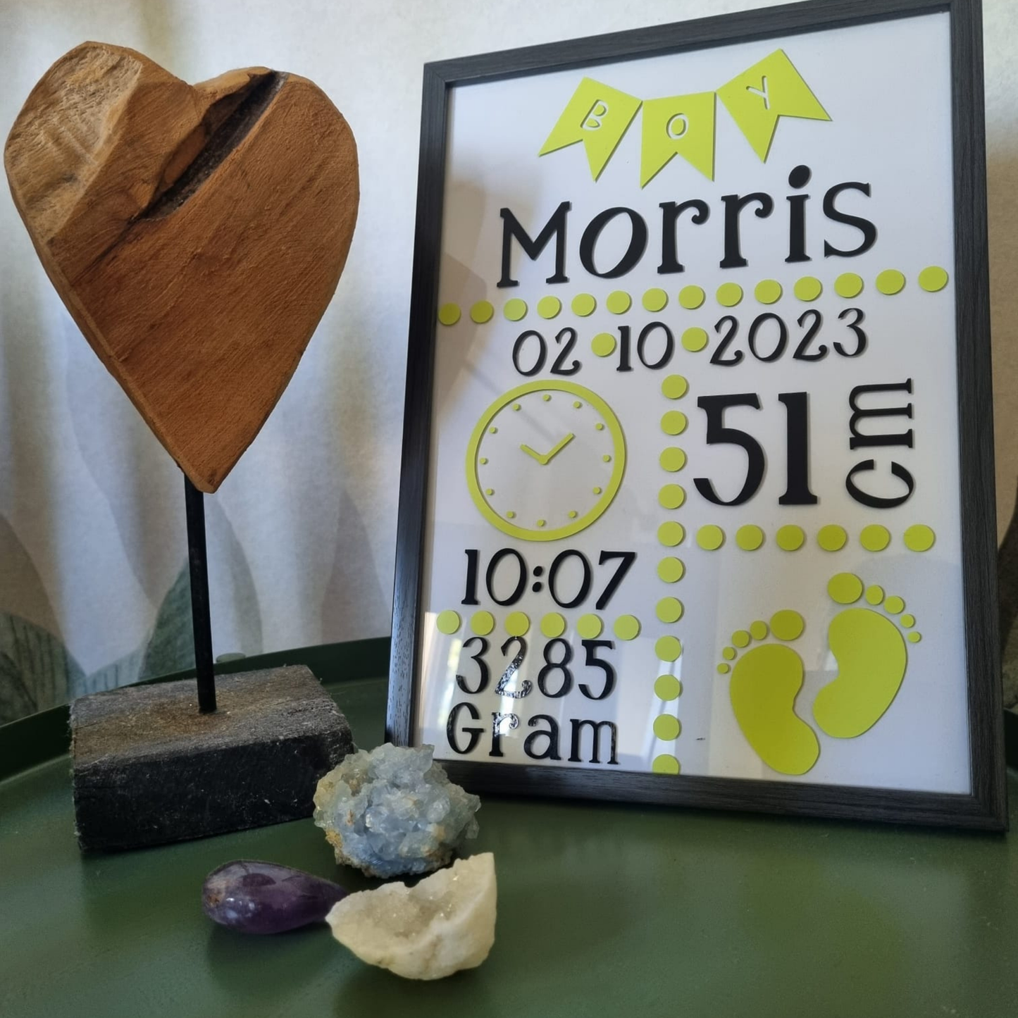 Geboorte lijst - A4 formaat - Hobby en meer