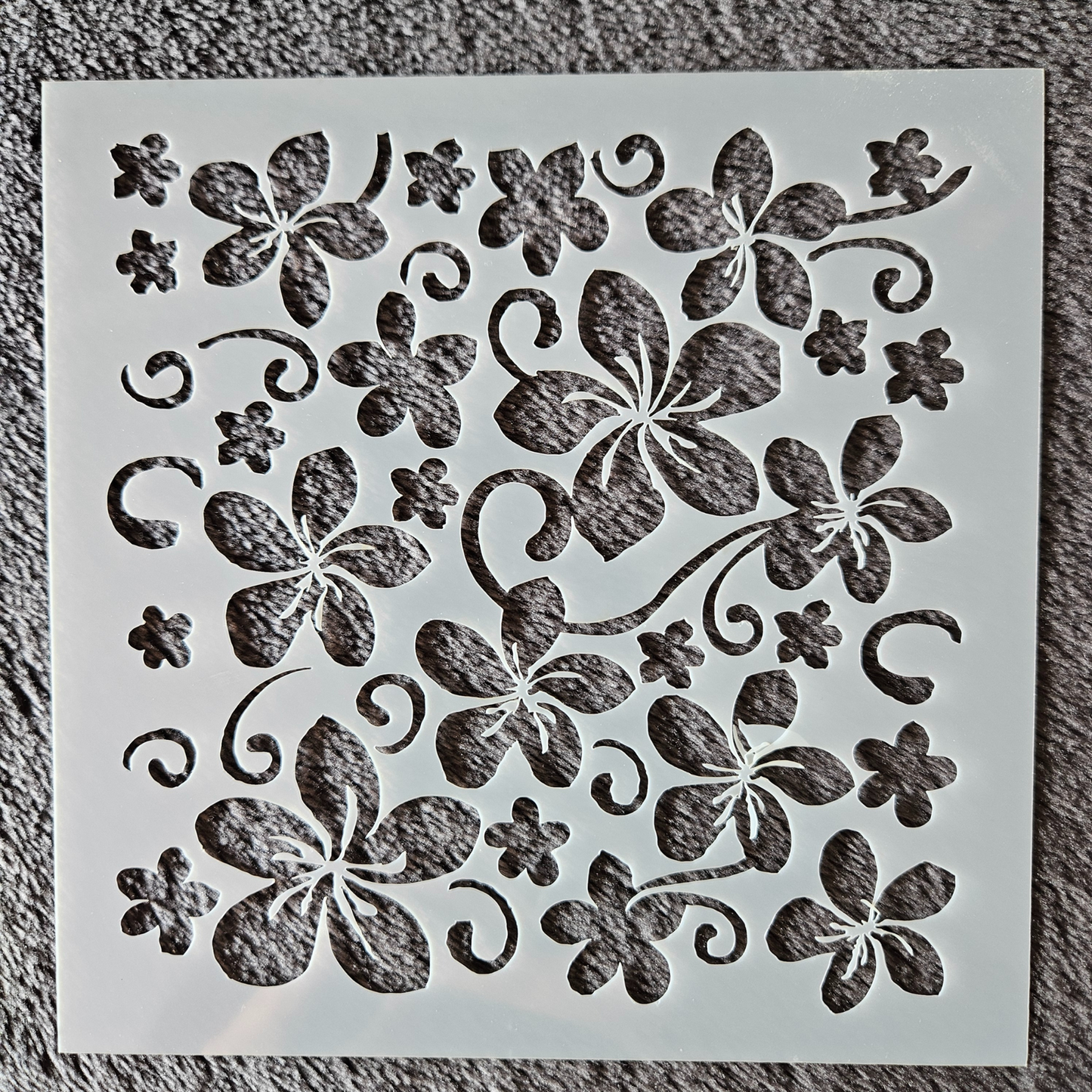Hobby stencil - Bloemen - 13 x 13 - Hobby en meer