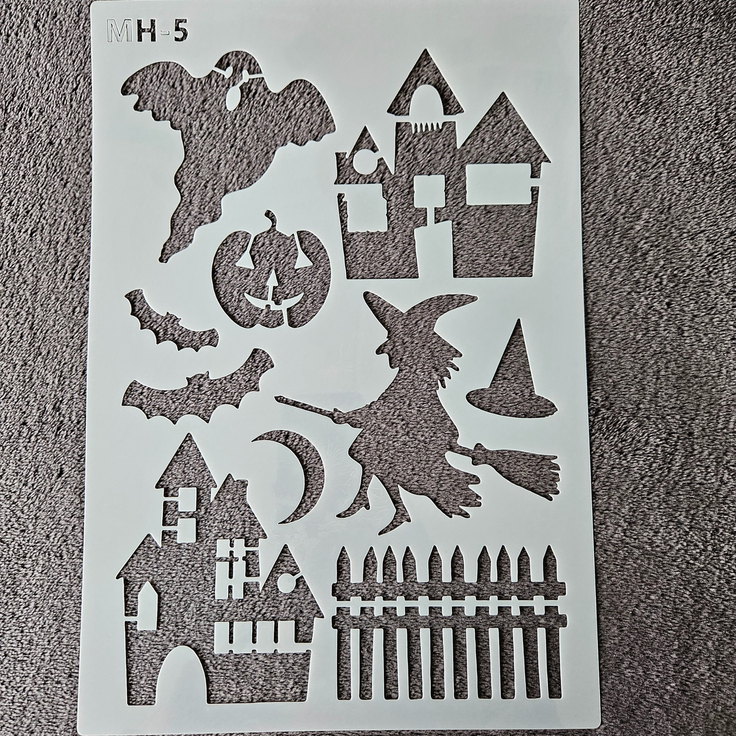 Hobby stencil - Halloween - A4 - Hobby en meer