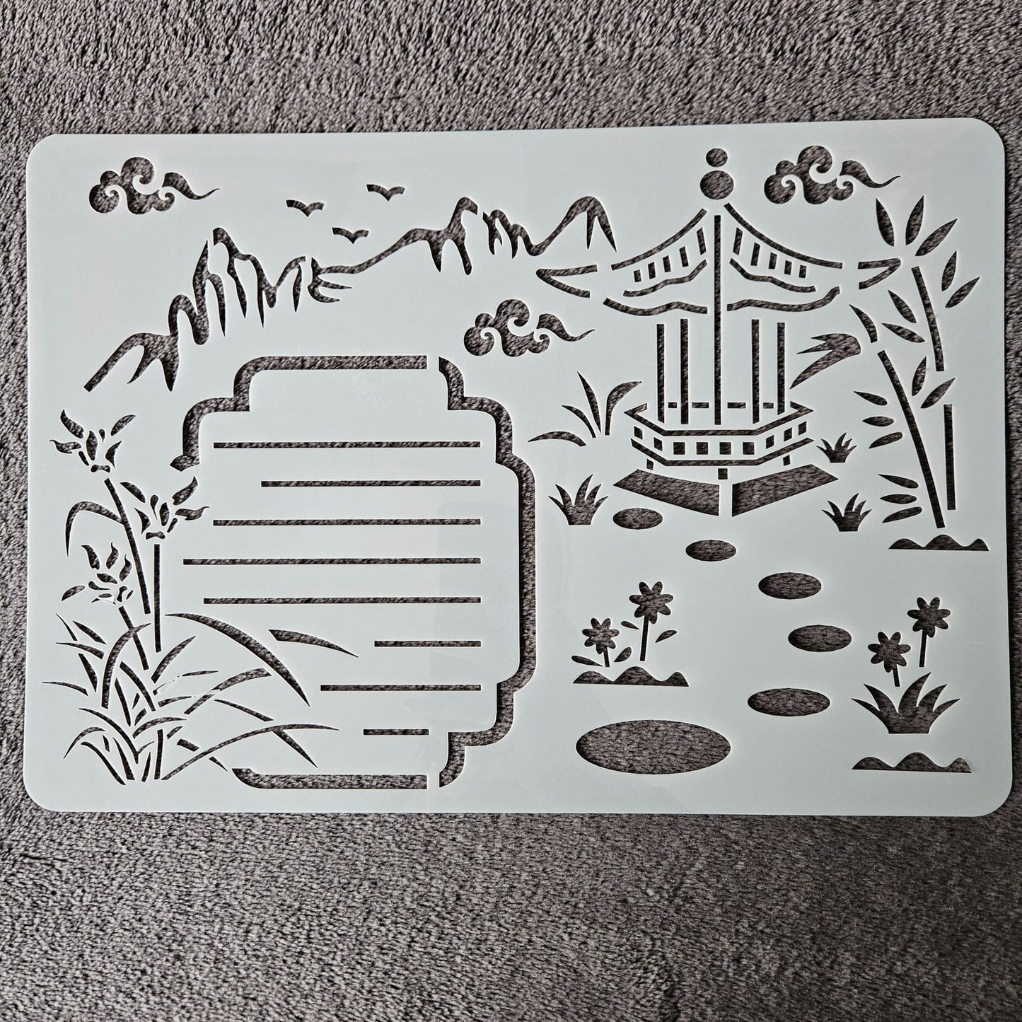 Hobby stencil - Scene - A4 - Hobby en meer