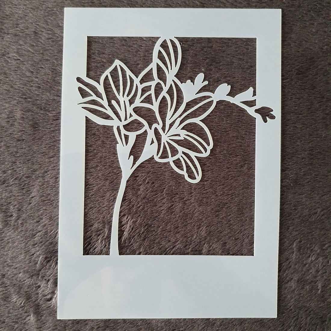 Hobby stencil - Bloemen - A5