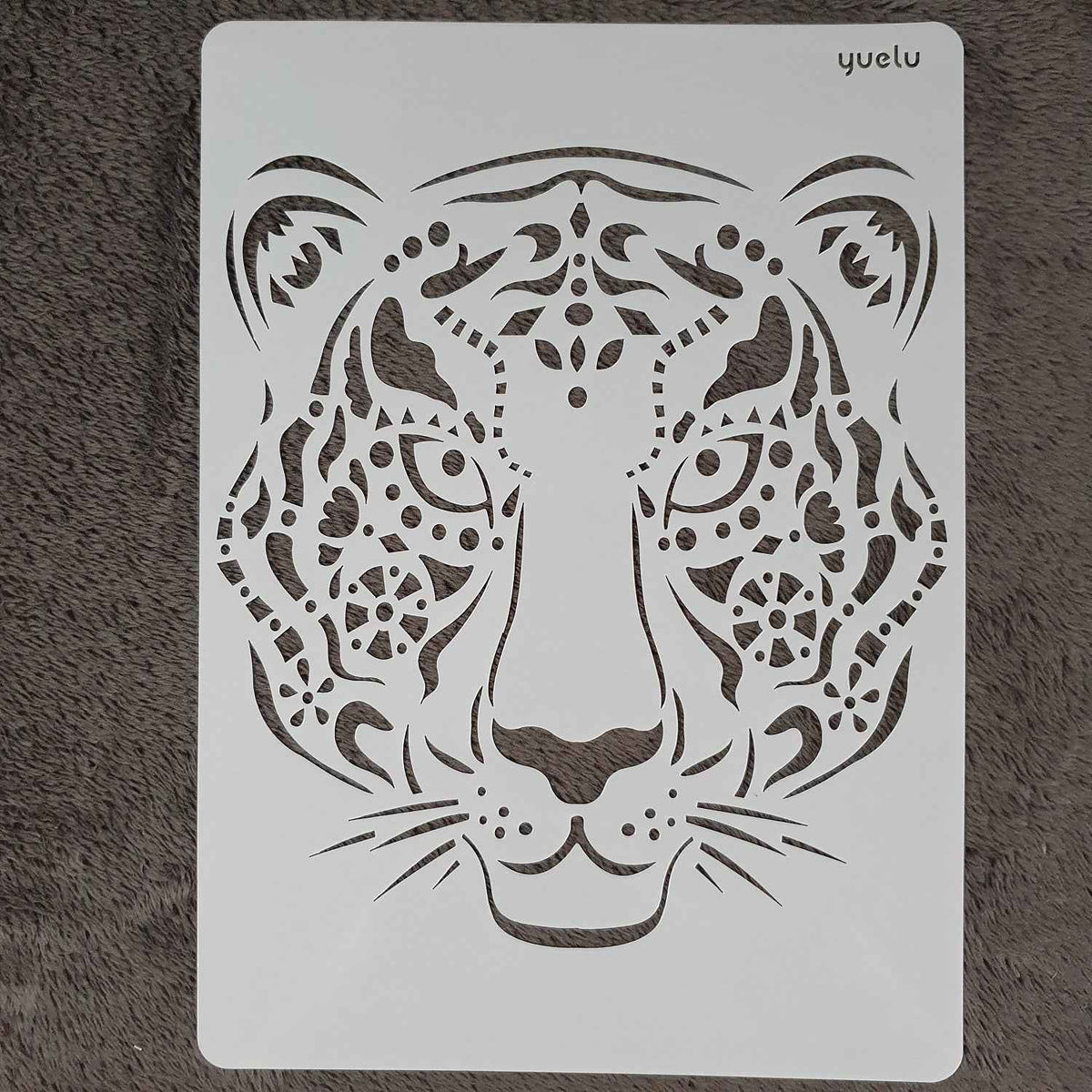 Hobby stencil - Cheeta kop - A4