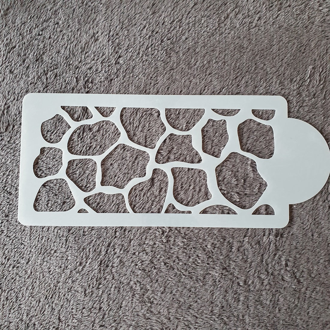 Hobby stencil Dierenhuid giraffe - 20 x 11 cm - Hobby en meer