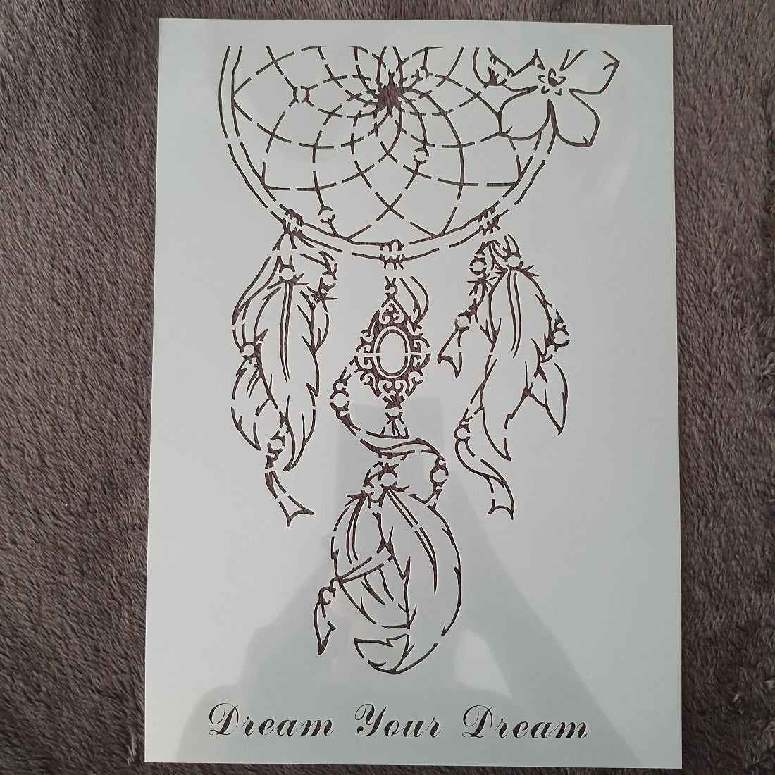 Hobby stencil - Dromenvanger Dream your dream - A4