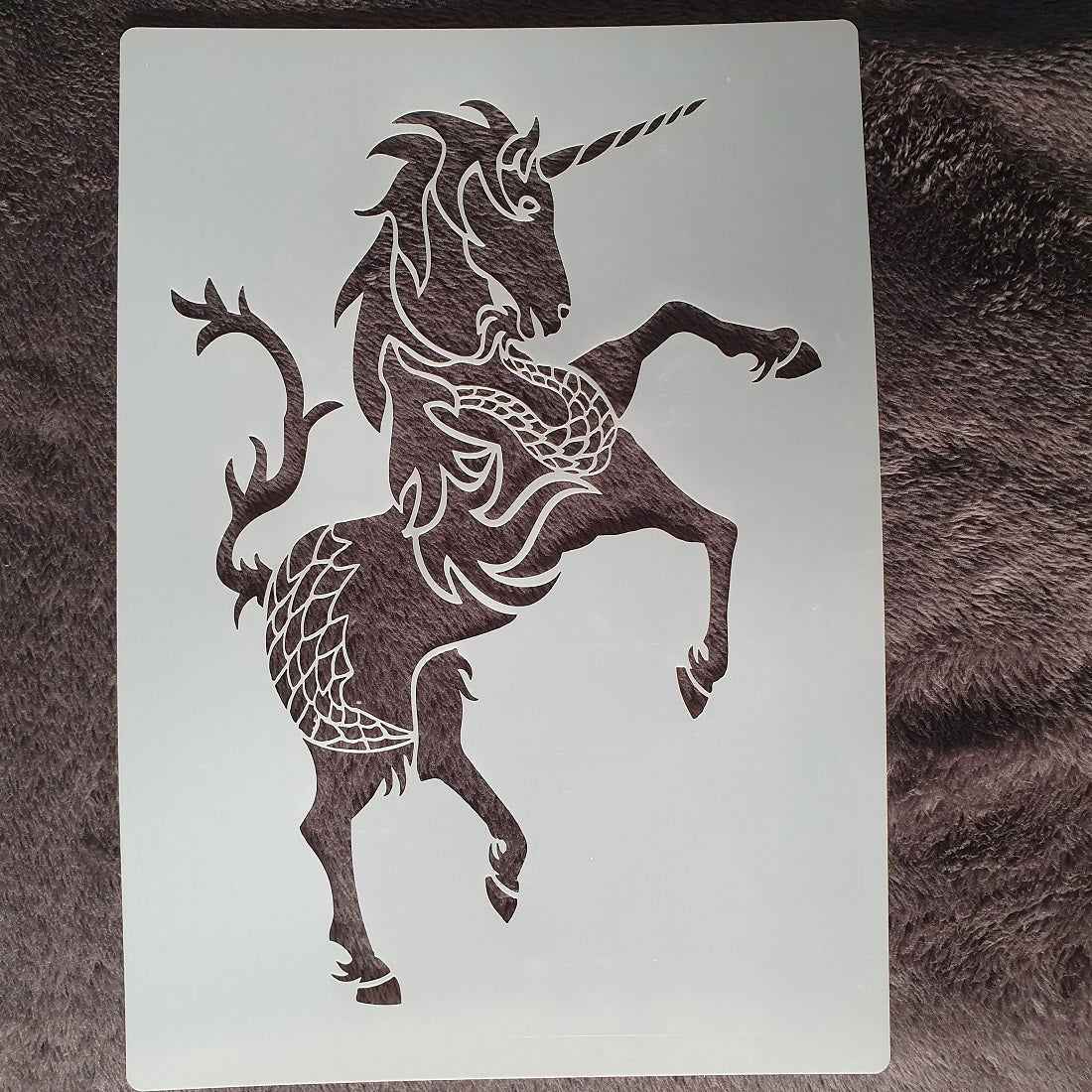 Hobby stencil - Eenhoorn - A4