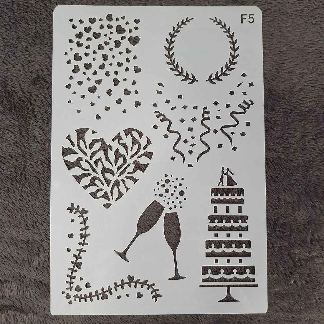Hobby stencil - Feest - A5+