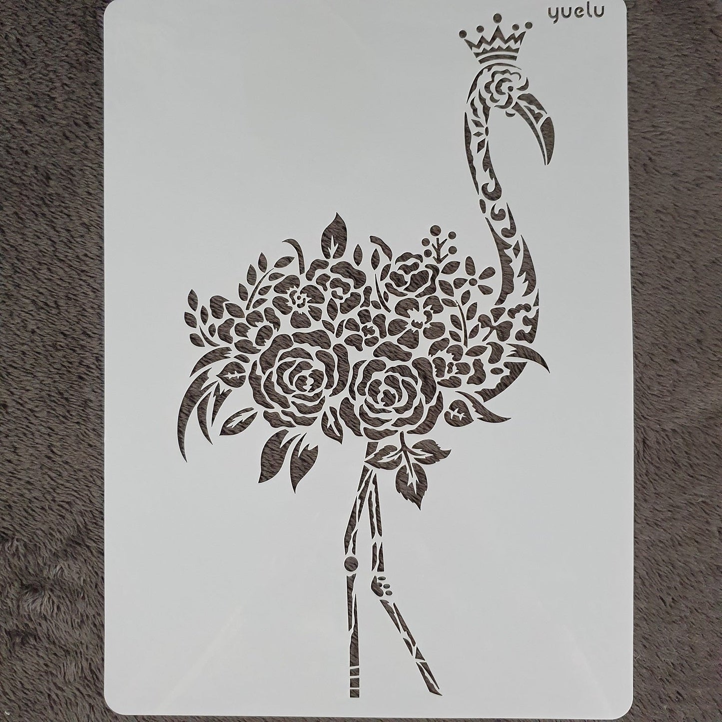 Hobby stencil Flamingo - A4 - Hobby en meer