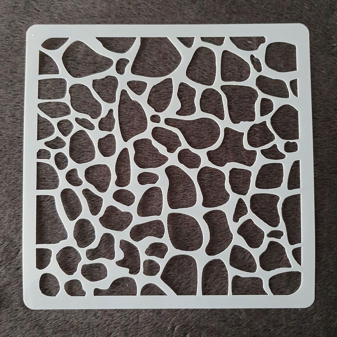 Hobby stencil Giraffe print - 20 x 20 cm - Hobby en meer