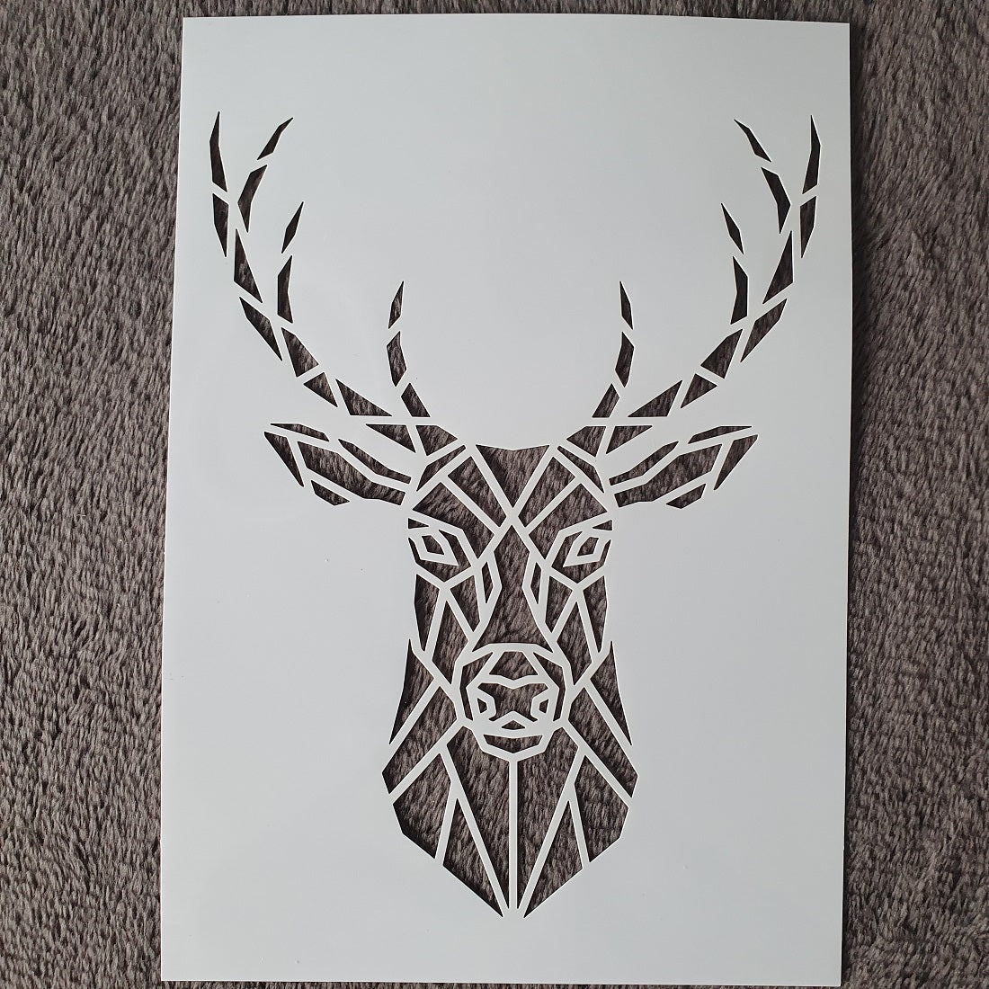 Hobby stencil Hert - A5 - Hobby en meer