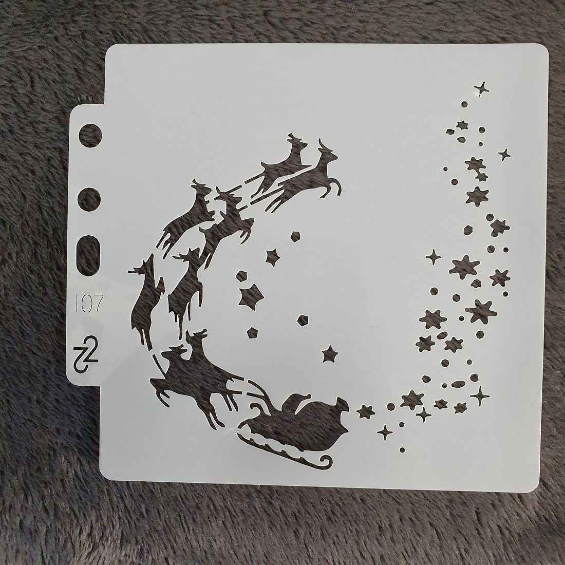 Hobby stencil Kerst - Arrenslee - 13 x 13