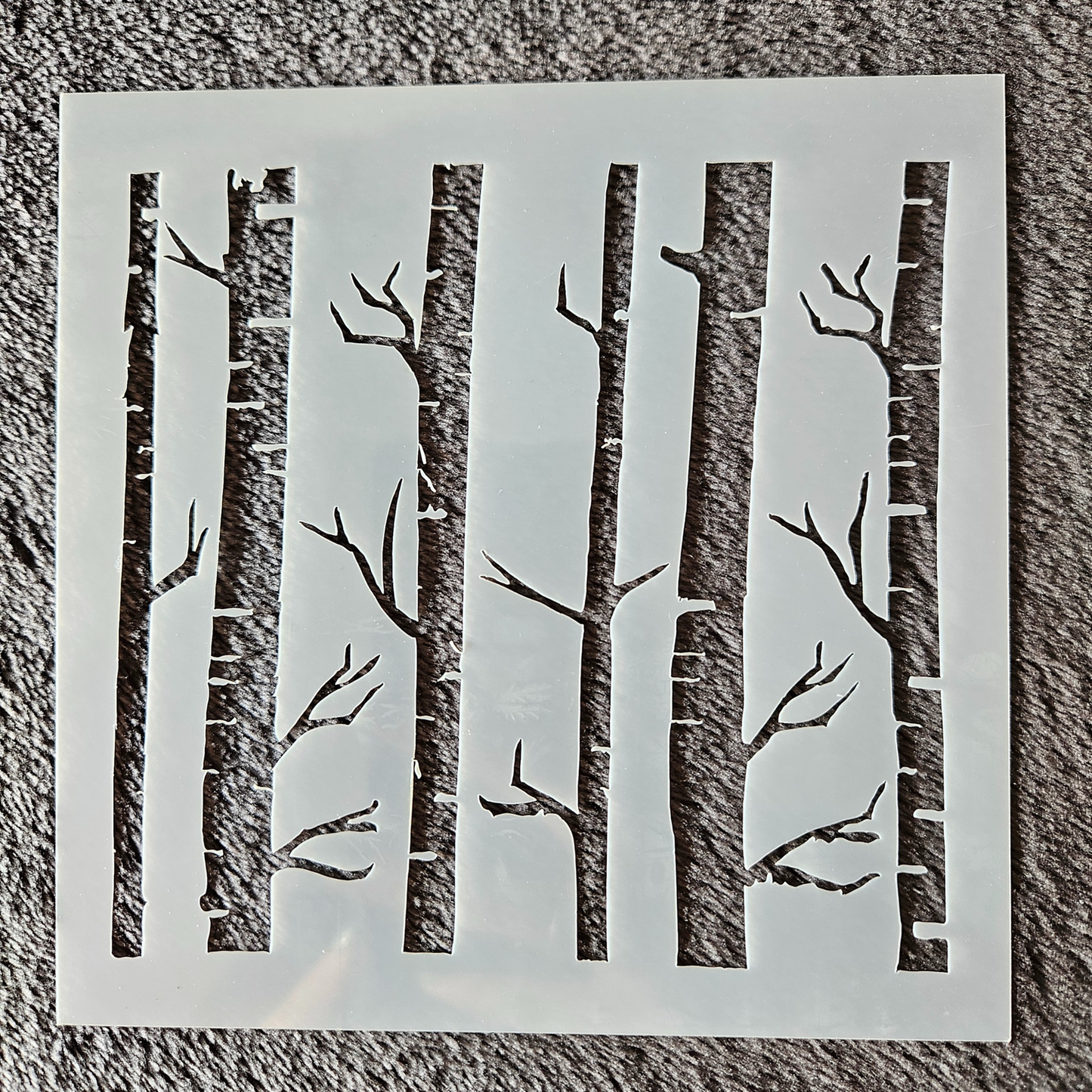 Hobby stencil Kerst - Bomen - 13 x 13 - Hobby en meer