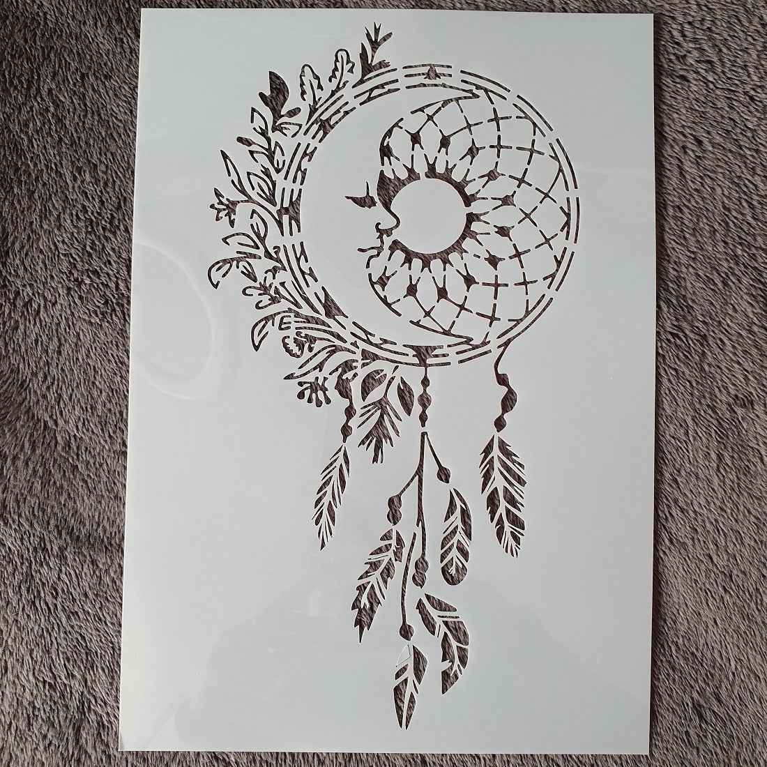 Hobby stencil - Maan in dromenvanger - A4