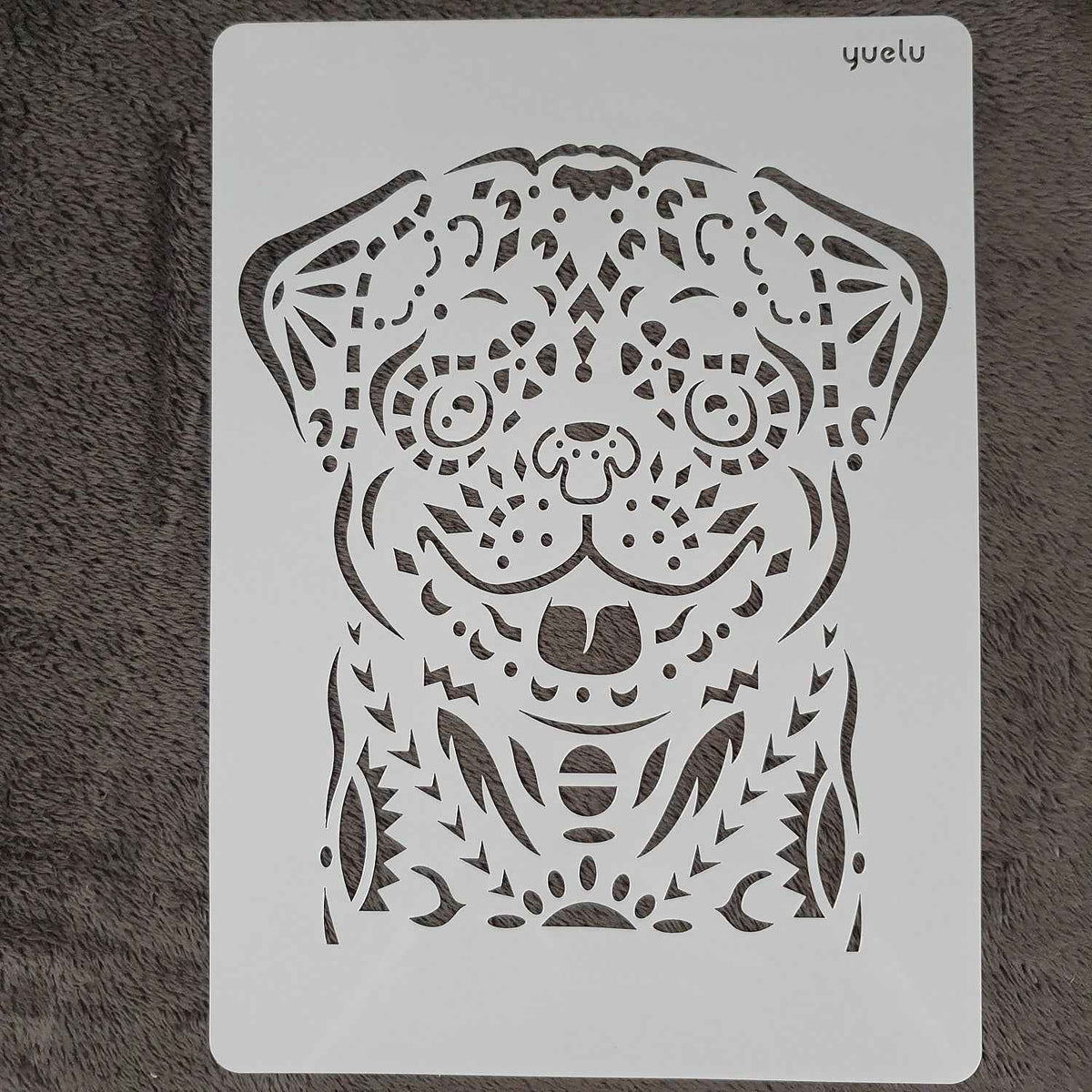 Hobby stencil - Mopshondje - A4