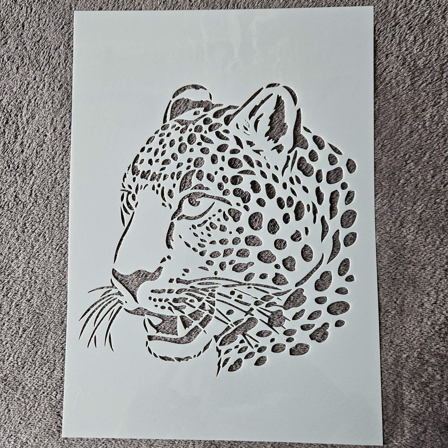 Hobby stencil Panter - A4 - Hobby en meer