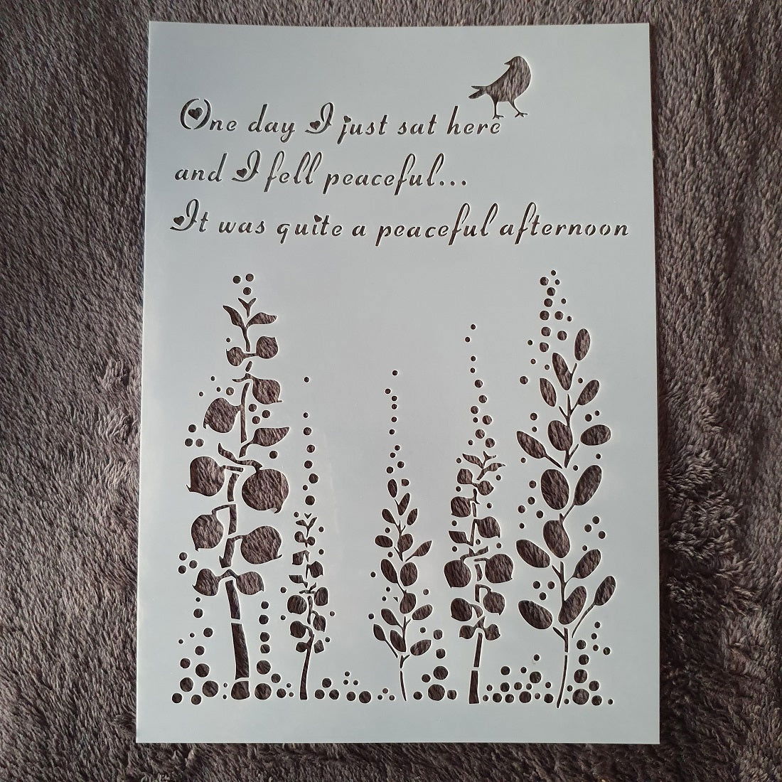 Hobby stencil Planten - A4 - Hobby en meer