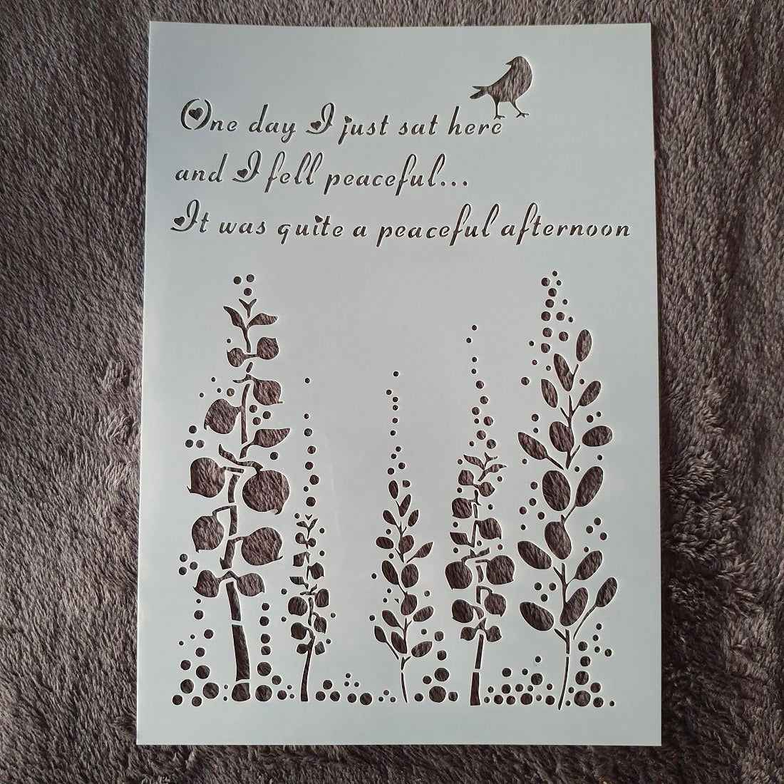 Hobby stencil - Planten - A4