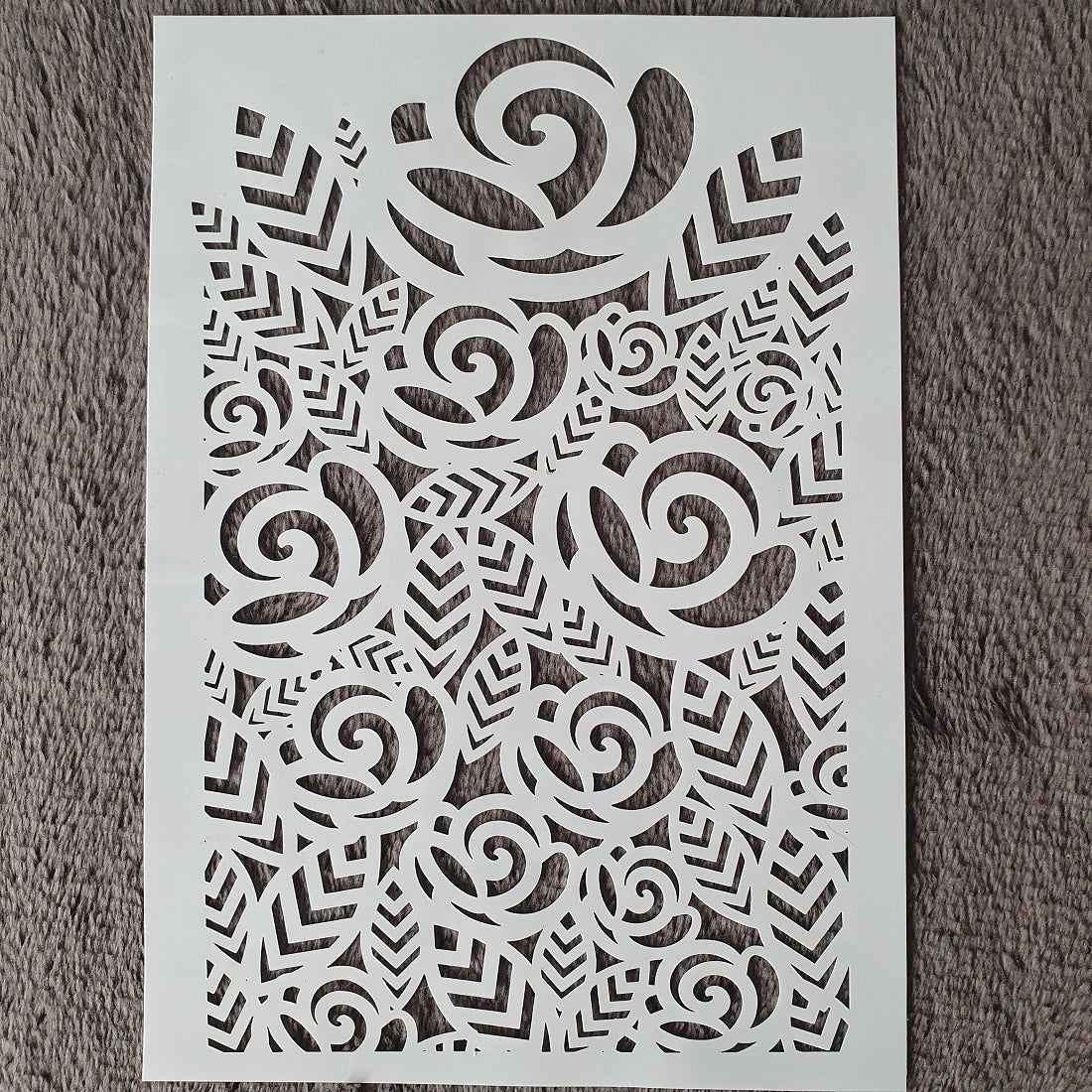 Hobby stencil - Rozen - A5