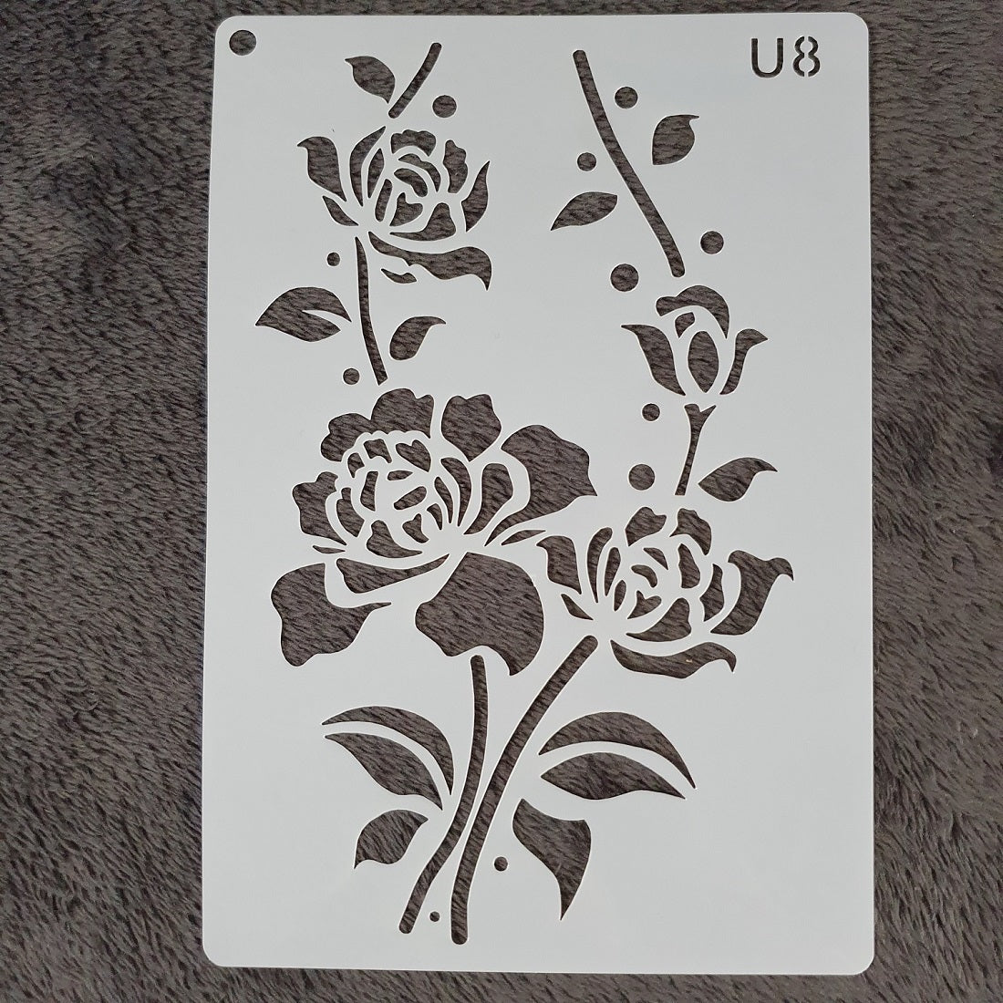 Hobby stencil Rozen - A5 - Hobby en meer