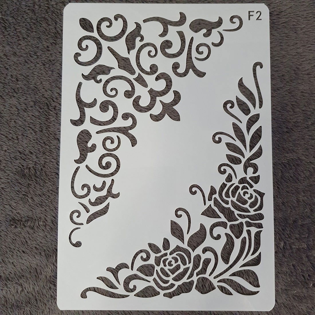 Hobby stencil Sierhoeken - A5+ - Hobby en meer