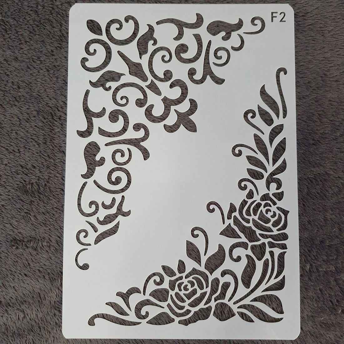 Hobby stencil - Sierhoeken - A5+