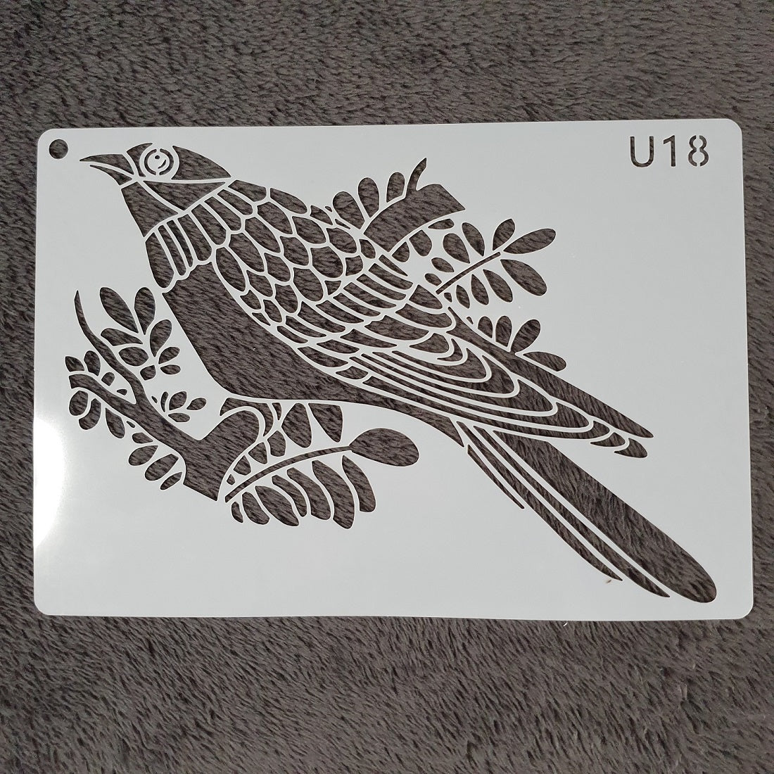 Hobby stencil Vogel - A5 - Hobby en meer
