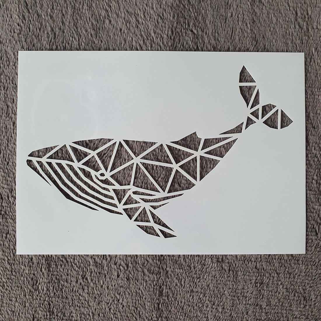 Hobby stencil - Walvis - A5