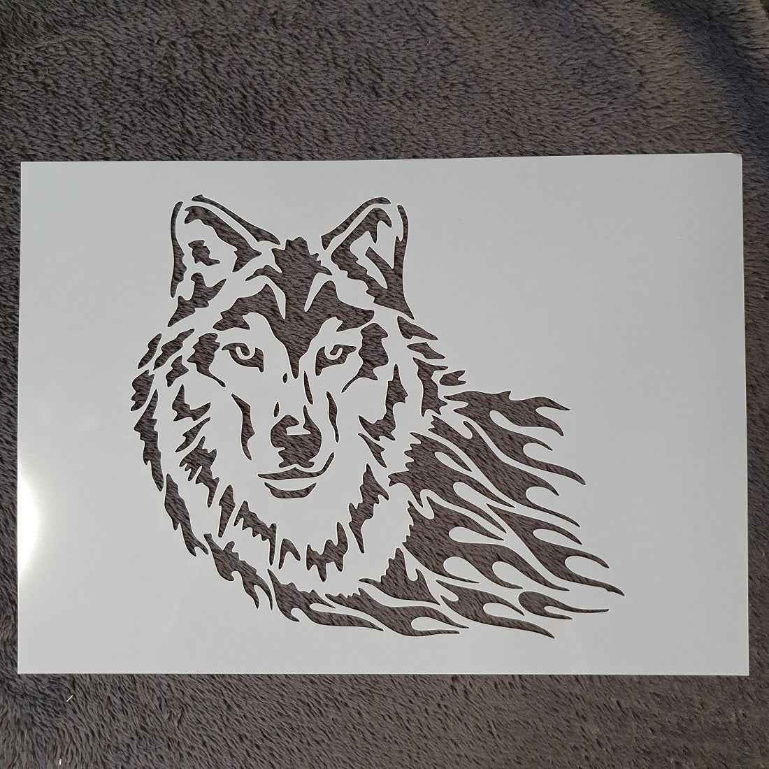 Hobby stencil - Wolf- A4