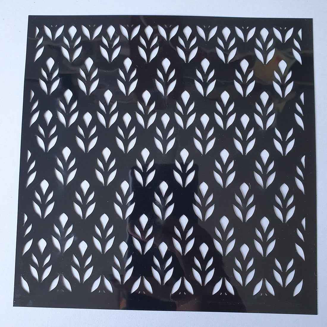 Hobby stencil - Blaadjes - 15x15 cm