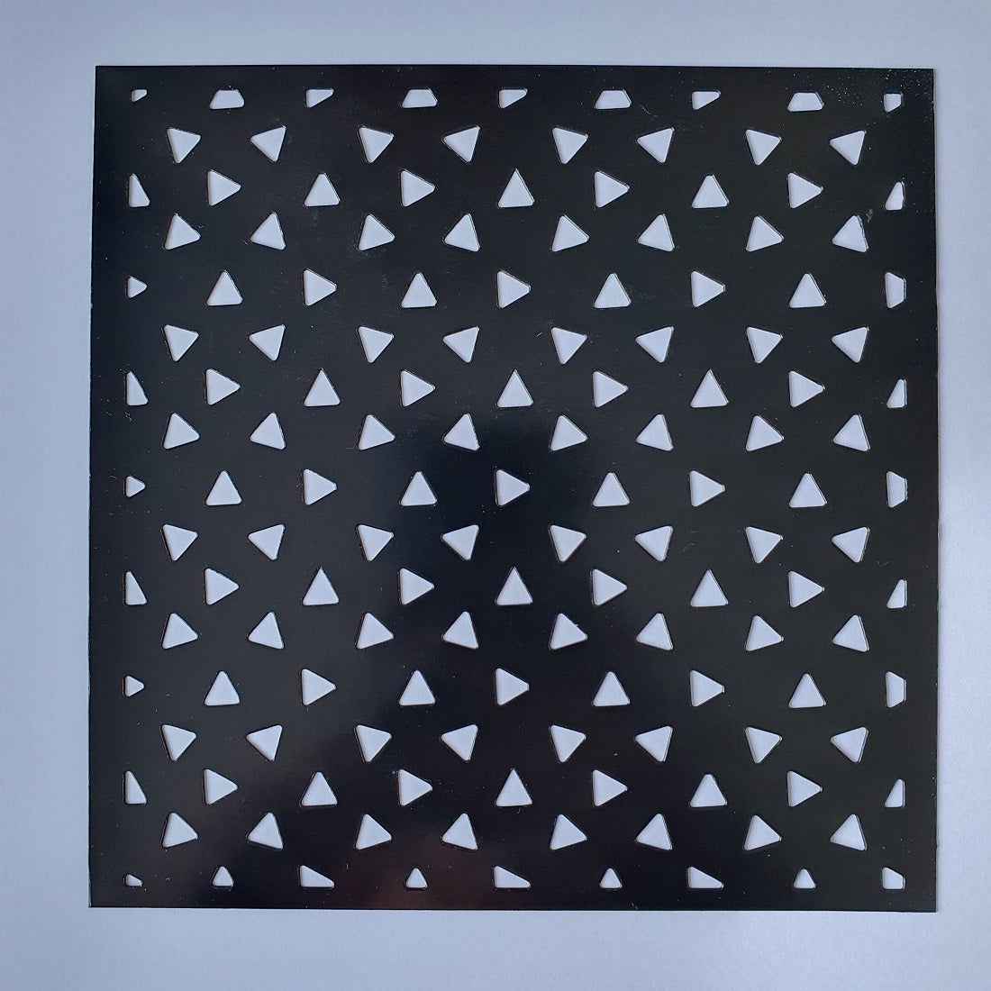 Hobby stencil - Driehoekjes achtergrond - 15x15 cm
