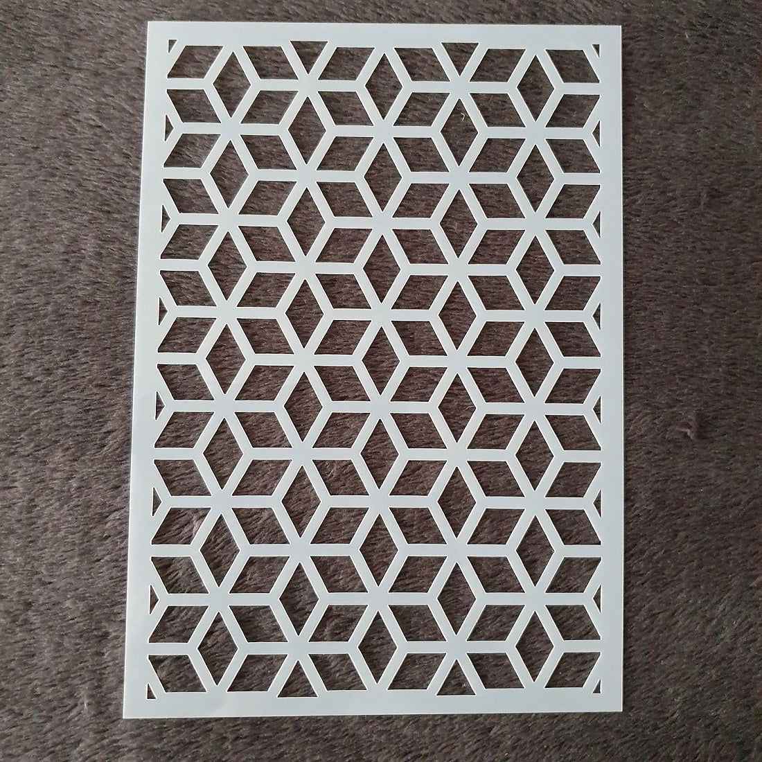 Hobby stencil - Kubussen - A5