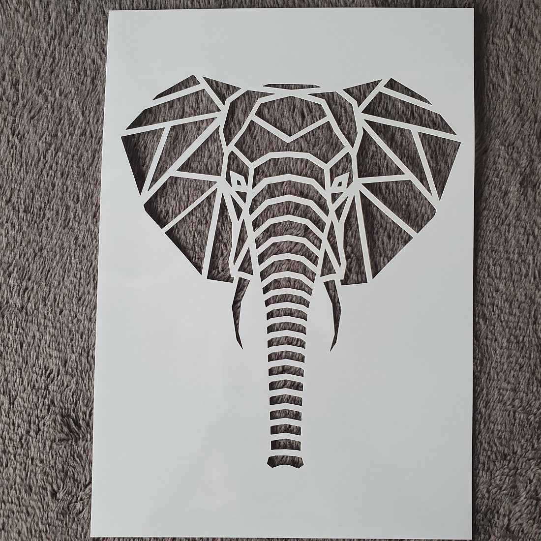 Hobby stencil - Olifant - A5