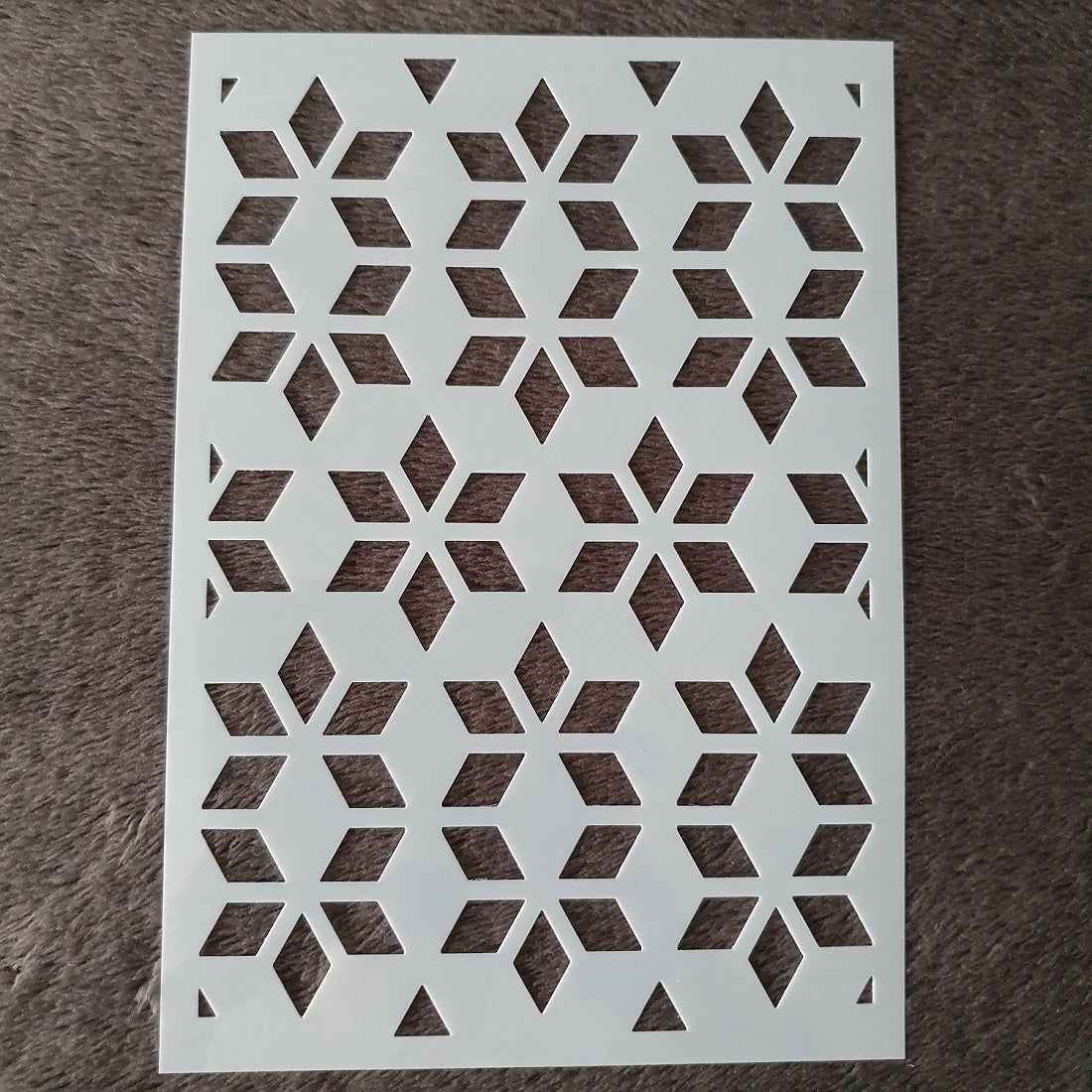Hobby stencil - Ruiten- A5