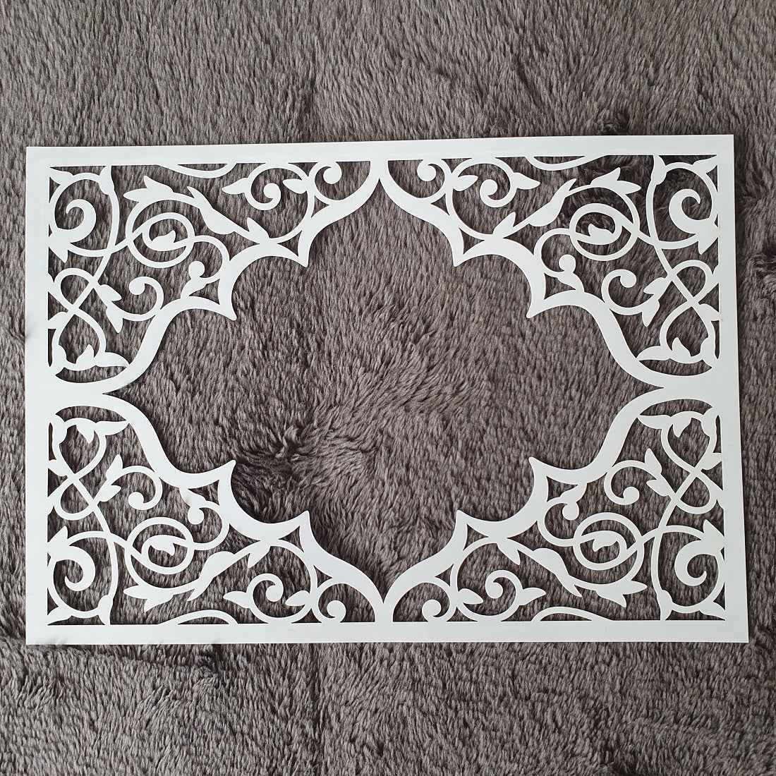 Hobby stencil - Sier frame - A5
