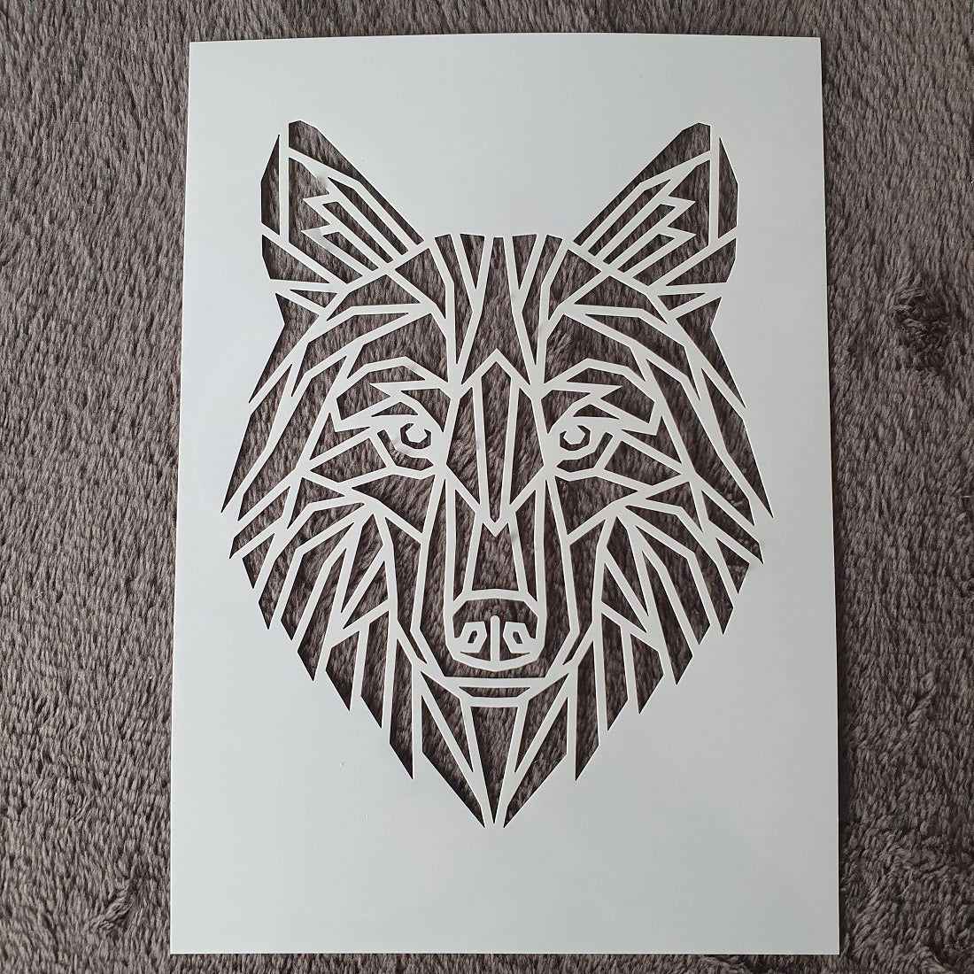 Hobby stencil - Wolf- A5