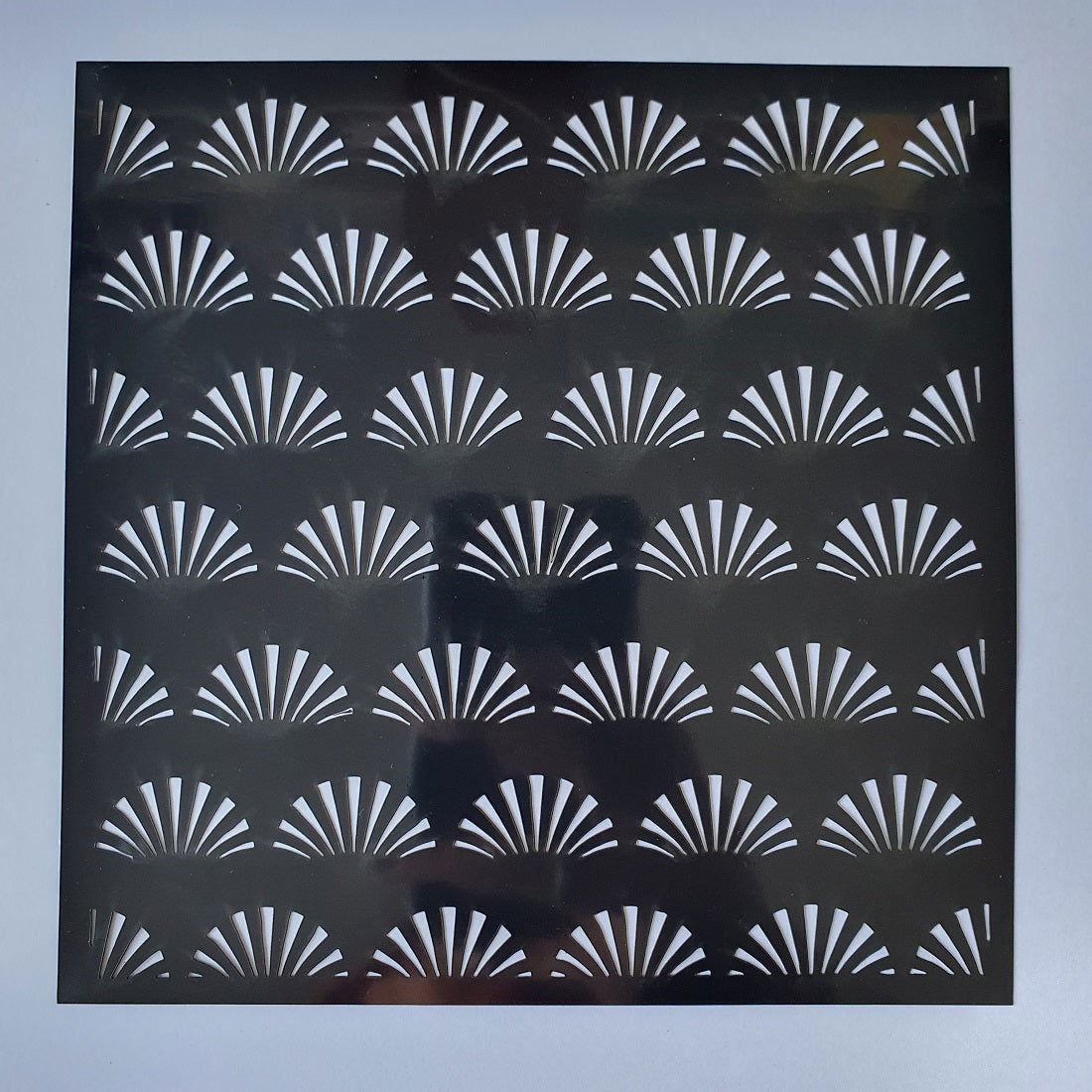 Hobby stencil zonnestralen - 15x15 cm - Hobby en meer