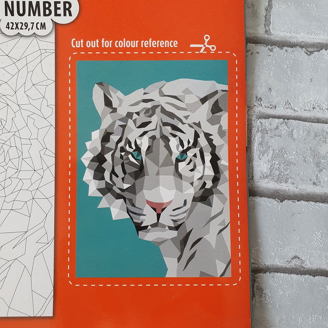 Schilderen op nummer - A3 - Tijger - Hobby en meer