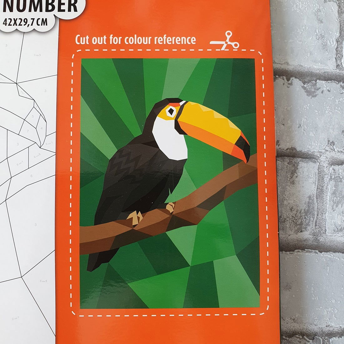 Schilderen op nummer - A3 - Toekan - Hobby en meer